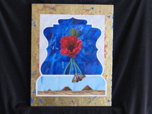 painting of egyptian poppy